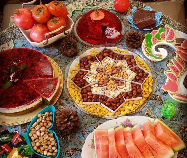 عکسهای زیبا از سفره شب یلدا