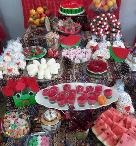 عکس جشن یلدا کلاس اول