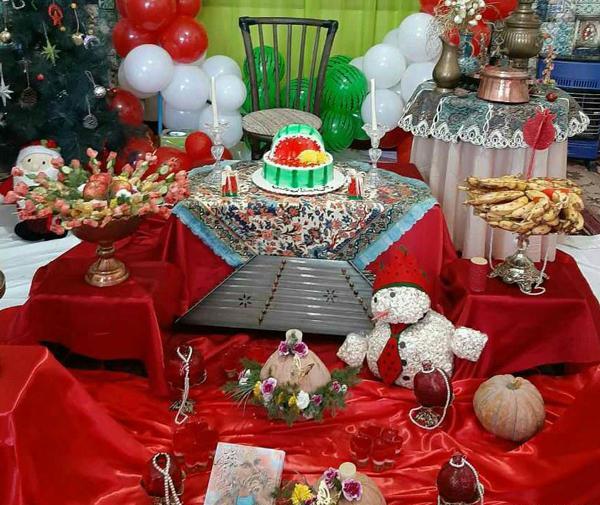 عکس جشن یلدا کلاس اول
