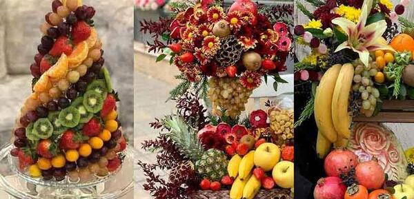 عکس چیدن میوه شب یلدا