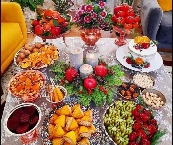 عکس سفره یلدا جدید