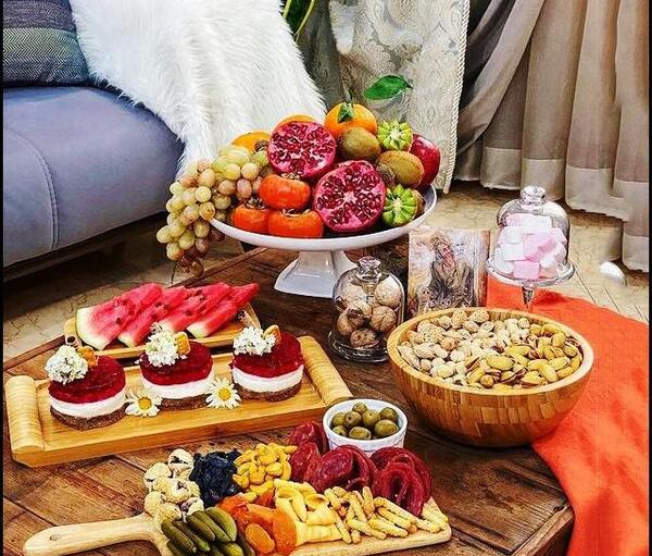 عکس سفره یلدا جدید