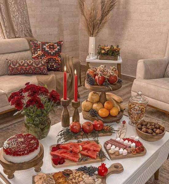 عکس سفره یلدا جدید