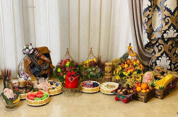 عکس تزیین شب یلدا عروس