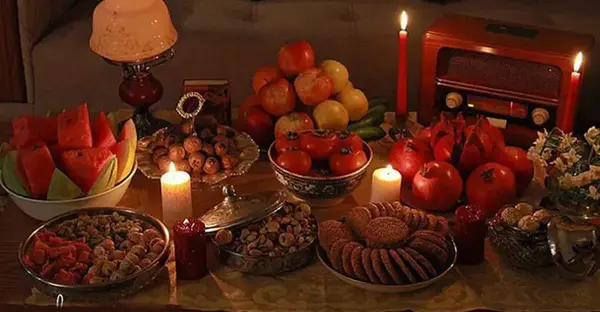 عکس تزیین شب یلدا عروس
