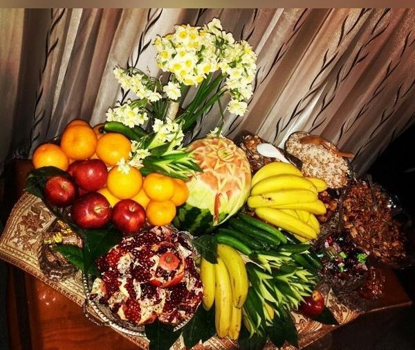 عکس تزیین شب یلدا عروس