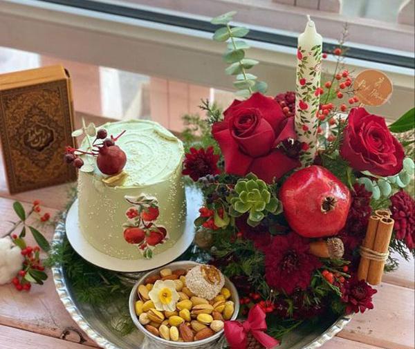عکس تزیین شب یلدا عروس
