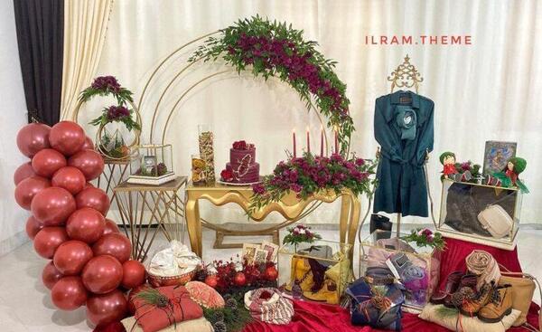 عکس تزیین شب یلدا عروس
