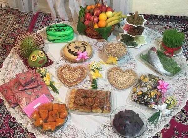 عکس تزیین شب یلدا عروس