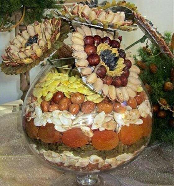 عکس آجیل شب یلدا