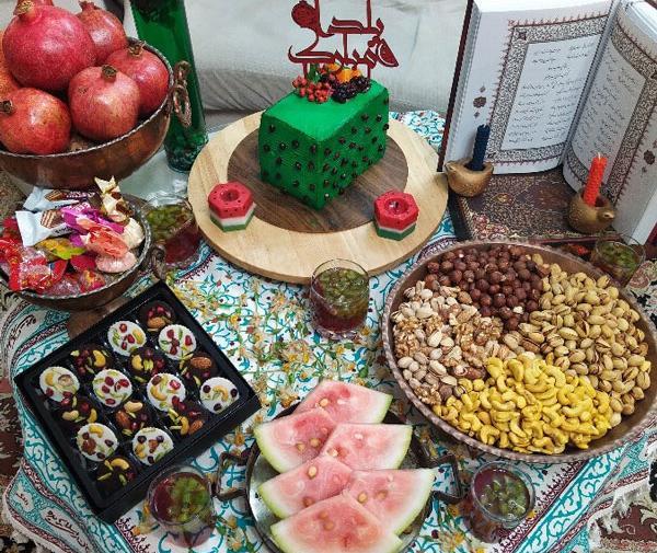 عکس آجیل شب یلدا