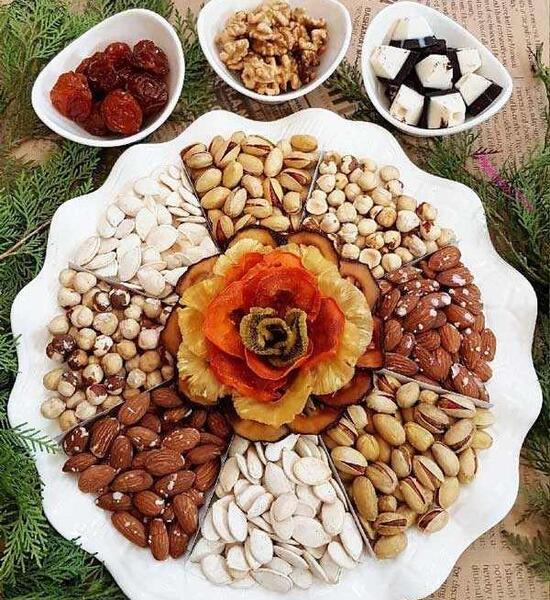 عکس آجیل شب یلدا