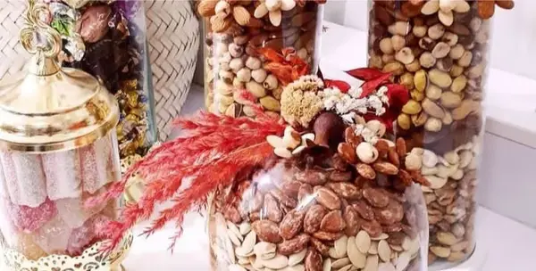 عکس تزیین آجیل شب یلدا