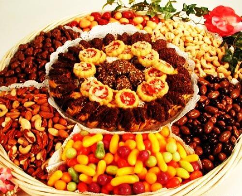 عکس تزیین آجیل شب یلدا