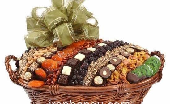 عکس تزیین آجیل شب یلدا