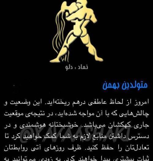 عکس نماد ماه تولد بهمن