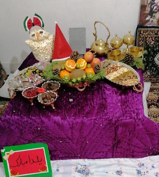 عکس اولین یلدای سه نفرمون مبارک
