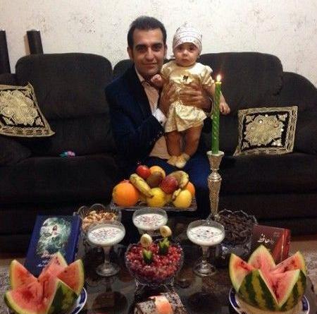 عکس اولین یلدای سه نفرمون مبارک