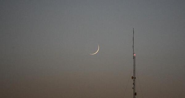 عکس هلال ماه مبارک رمضان