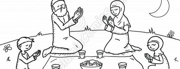 عکس هلال ماه نقاشی