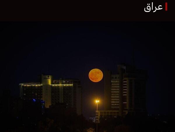 عکس ماه دیشب در ایران