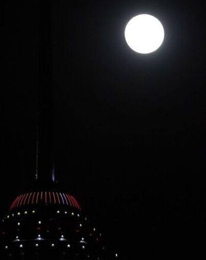 عکس ماه دیشب در ایران