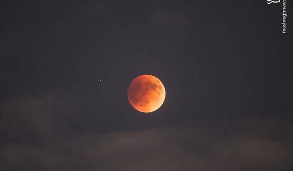 عکس ماه دیشب در ایران