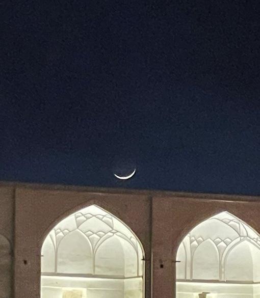 عکس ماه دیشب در ایران