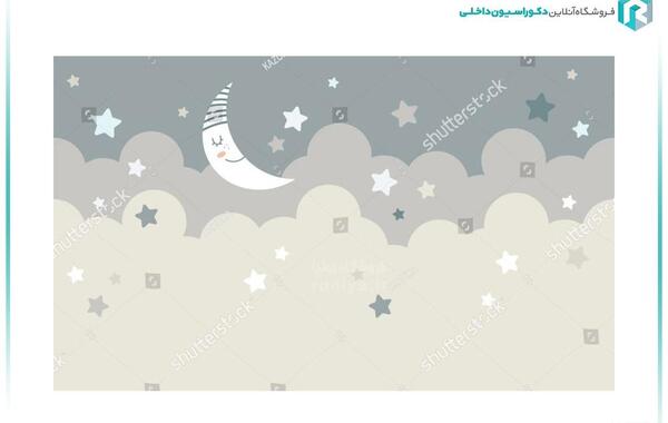 عکس ماه دیواری