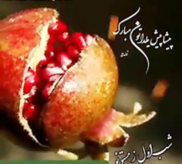 دانلود عکس شب یلدا پیشاپیش مبارک