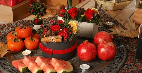 عکس شب یلدا مبارک دوست خوبم