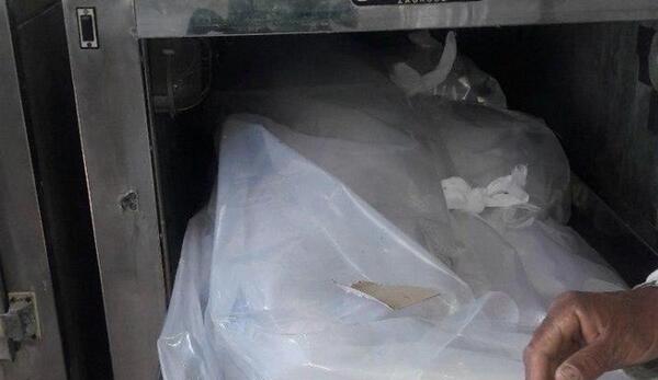 عکس مرده داخل قبر