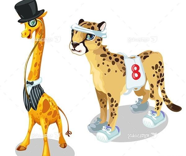 عکس گرافیکی یوزپلنگ