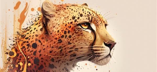 عکس یوزپلنگ ایرانی برای نقاشی