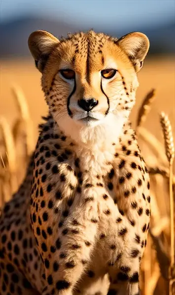عکس یوزپلنگ نقاشی