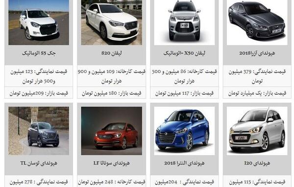عکس ماشین آزرا قیمت