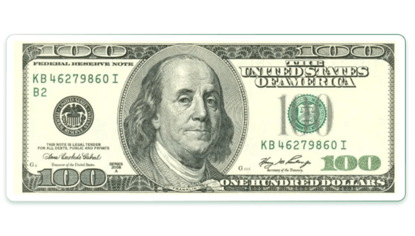 عکس یک دلار تقلبی