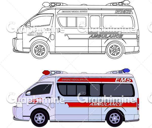 عکس ماشین آمبولانس نقاشی