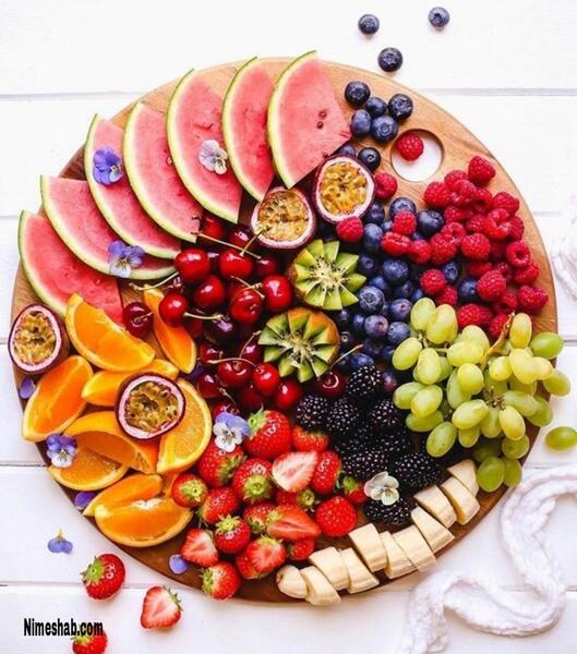 عکس انواع میوه های بهاری