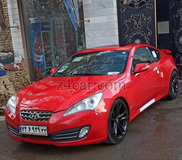 عکس ماشین جنسیس قرمز