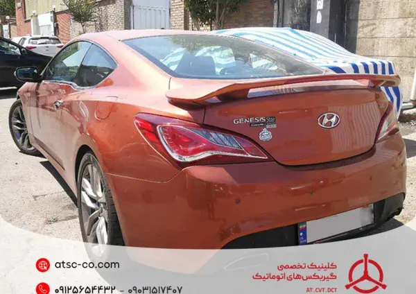 عکس ماشین جنسیس قرمز