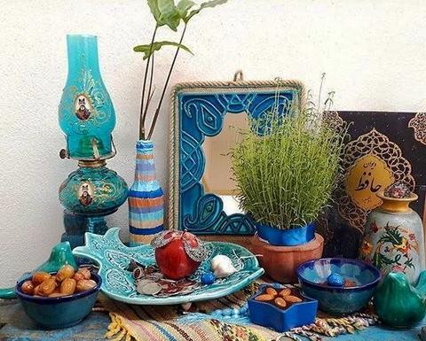 عکس ظروف سفالی هفت سین