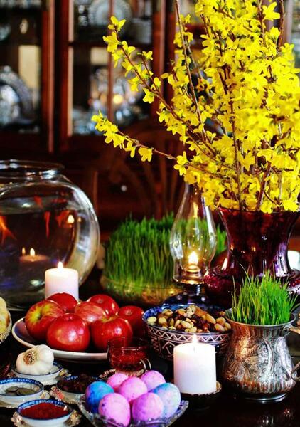 عکس از چیدمان هفت سین