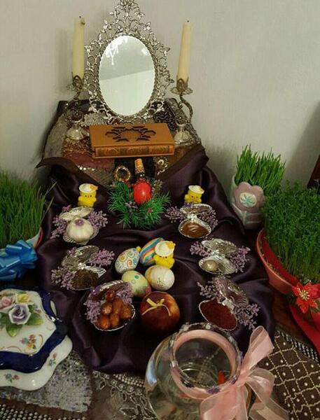 عکس چیدن هفت سین