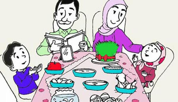 عکس نقاشی هفت سین کودکانه