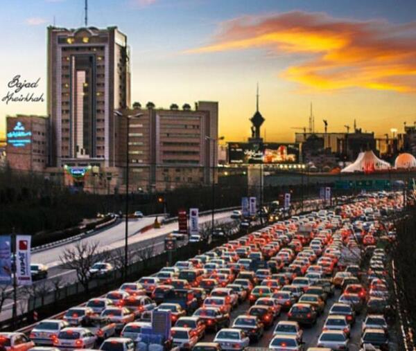 عکس های زیبا از تهران در شب