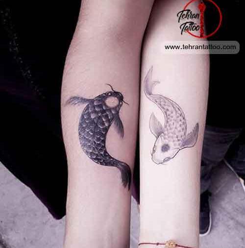 عکس تاتو های ست عاشقانه