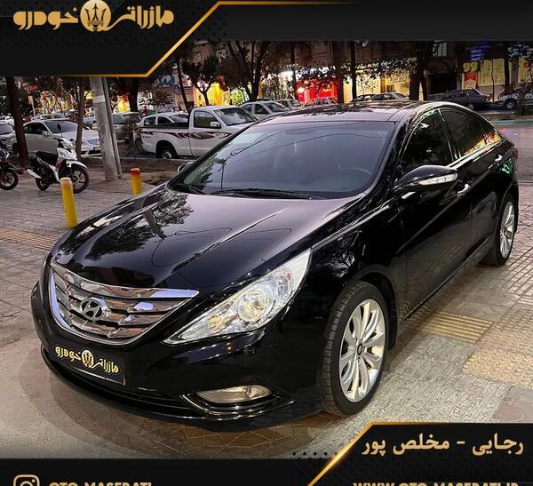 عکس ماشین سوناتای مشکی