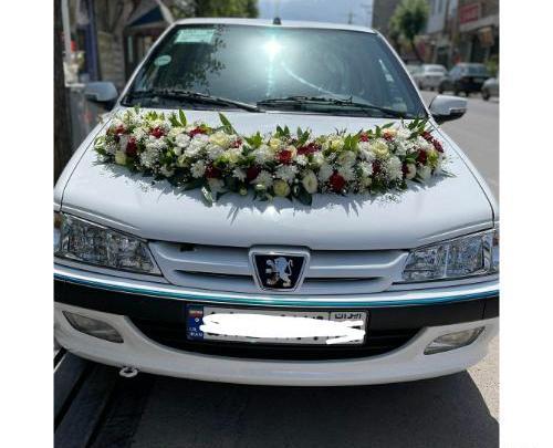 عکس ماشین عروس پژو پارس سفید