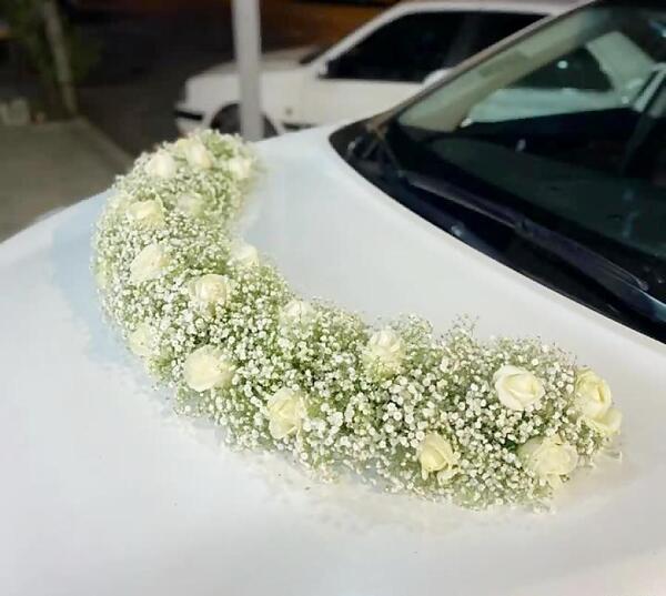 عکس ماشین عروس پژو پارس سفید